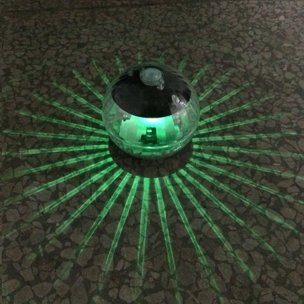 СВЕТОДИОДНЫЙ плавающий RGB светильник на солнечной батарее многоцветный