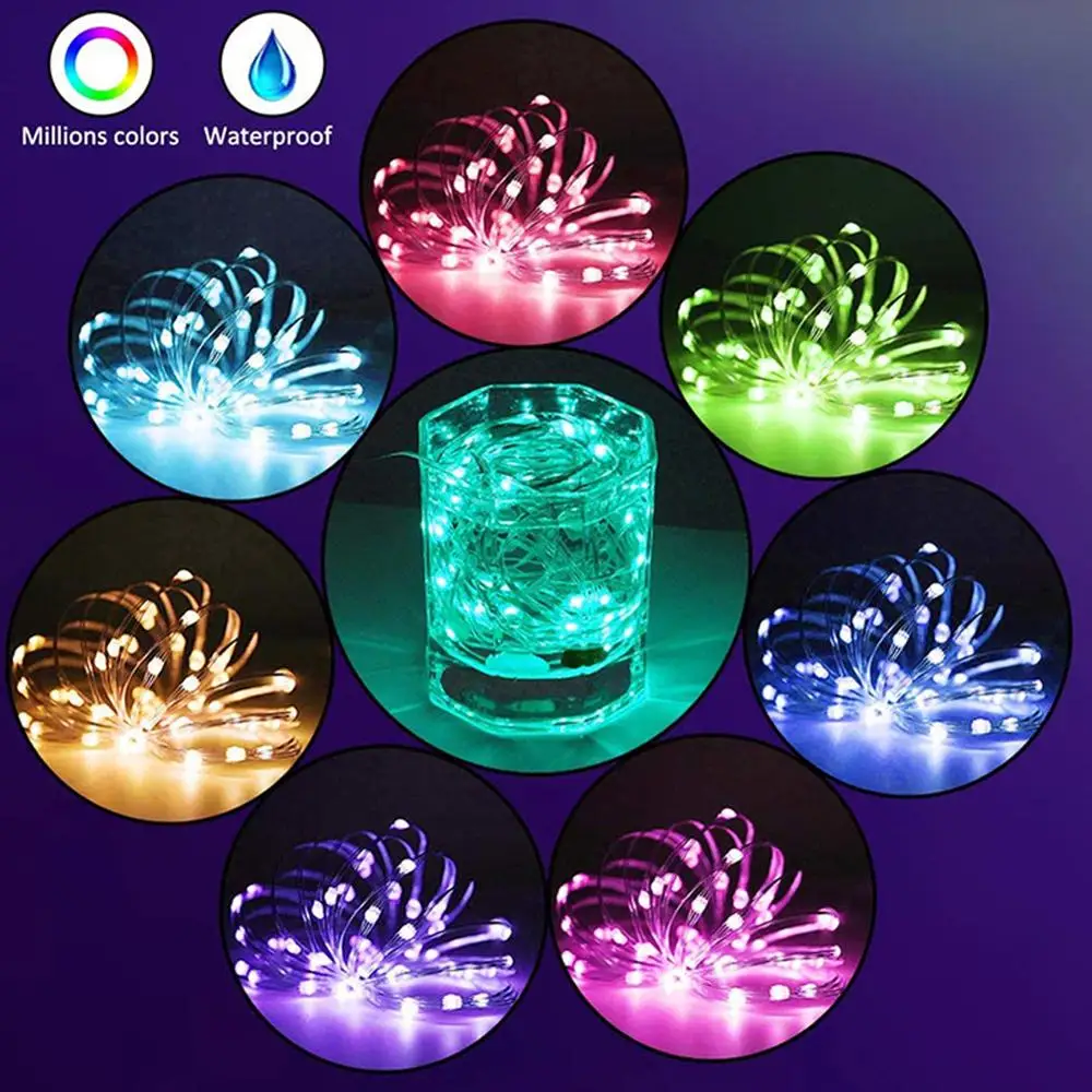 Сказочная светодиодная гирлянда s 20 200 светодиосветодиодный 2/5/10/20 м|Светодиодная