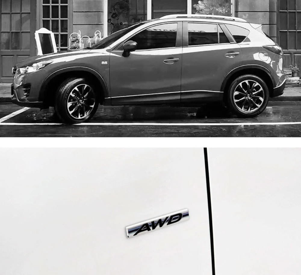 1 шт. хромированный металлический сплав 2 0 5 AWD Автомобильный кузов боковая
