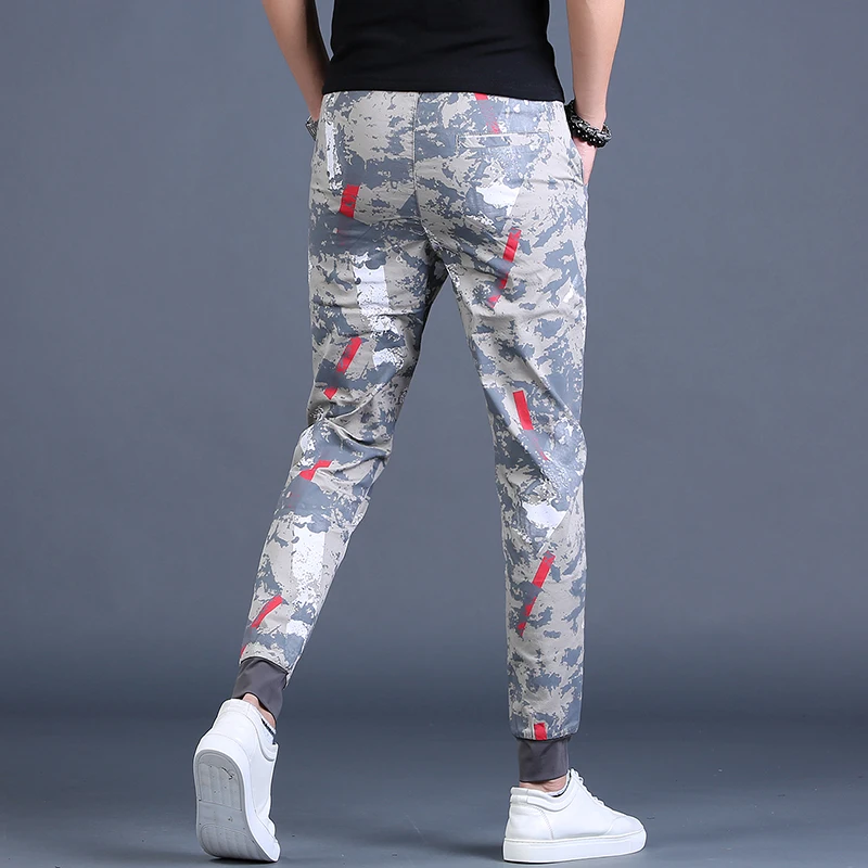 

Men Camouflage Ankle-Length Pants Summer Military Slim Fit Trousers Fashion Streetwear Sport Joggers
