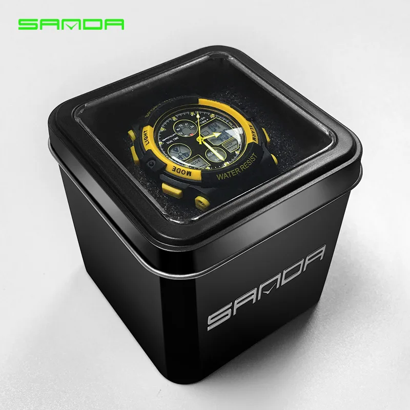 

Sanda Watch Original Case For Packaging Box Best Gift Electronic Watches Outdoor Sports Boxes Wholesale Dropshipping
