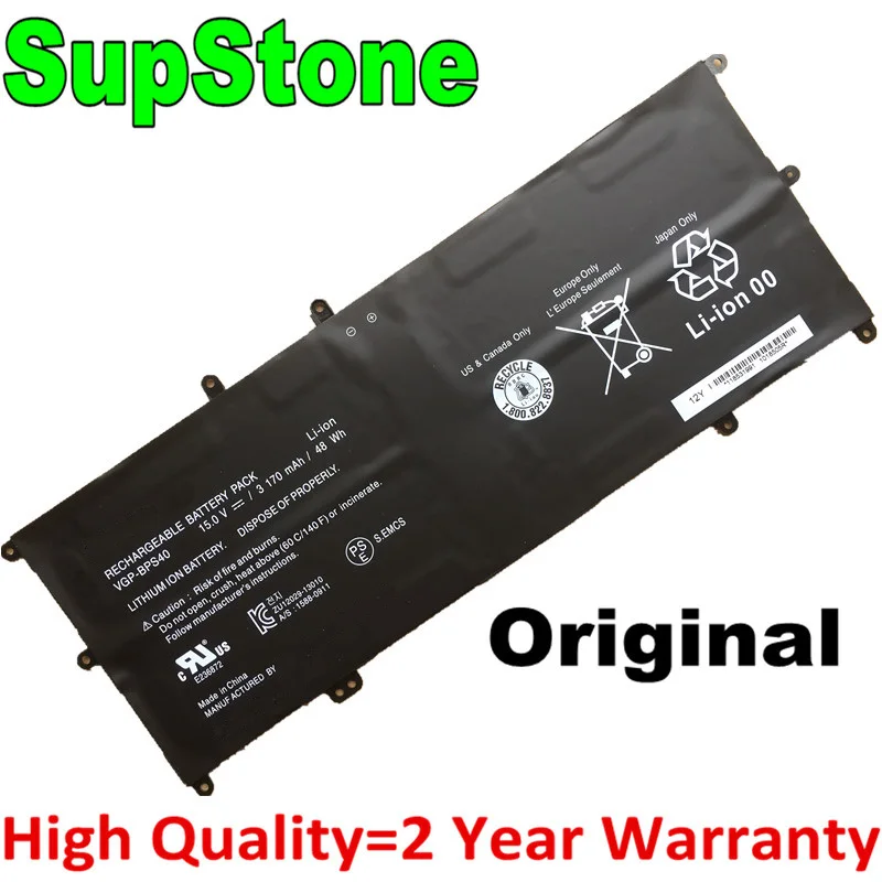 SupStone натуральная VGP-BPS40 ноутбук Батарея для sony флип SVF 15A SVF15N17CXB SVF15NB1GL SVF15NB1GU SVF15NA1GU SVF15NA1GL SVF15N18