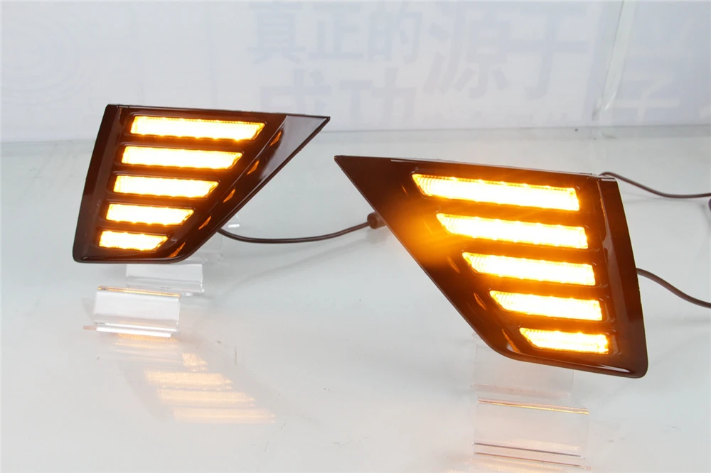 Автомобильная проблесковая 2 шт. для Opel Insignia GS 2017 2018 течет отложным воротником