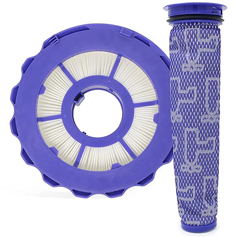 

2 Set Vacuum Cleaner Parts: 1 Set Hepa Post-Motor Filter Pre-Motor Filter & 1 Set Pre Motor Filter