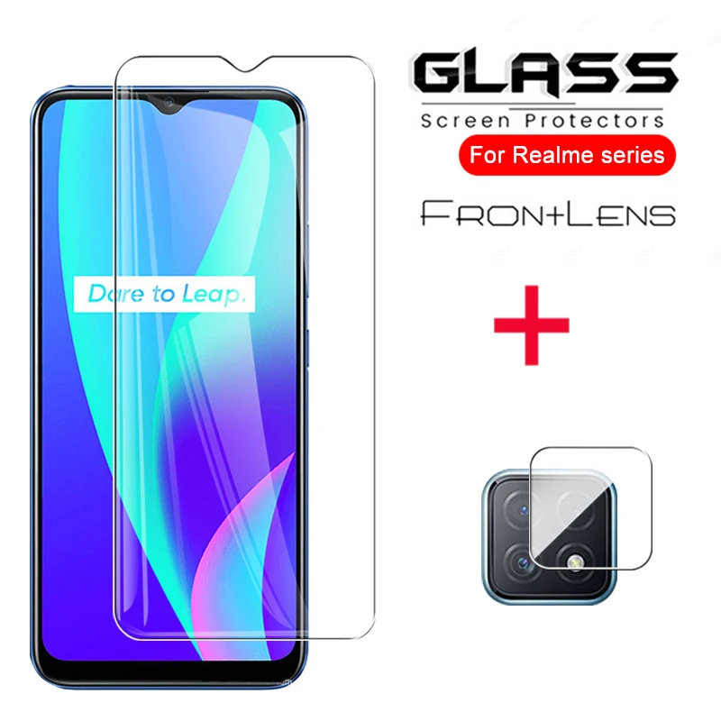 

2 в 1 для OPPO Realme C15 C21 C12 C11 C защитное стекло + объектив Защита для экрана камеры HD для realmec15 c 15 21 12 c 11 c