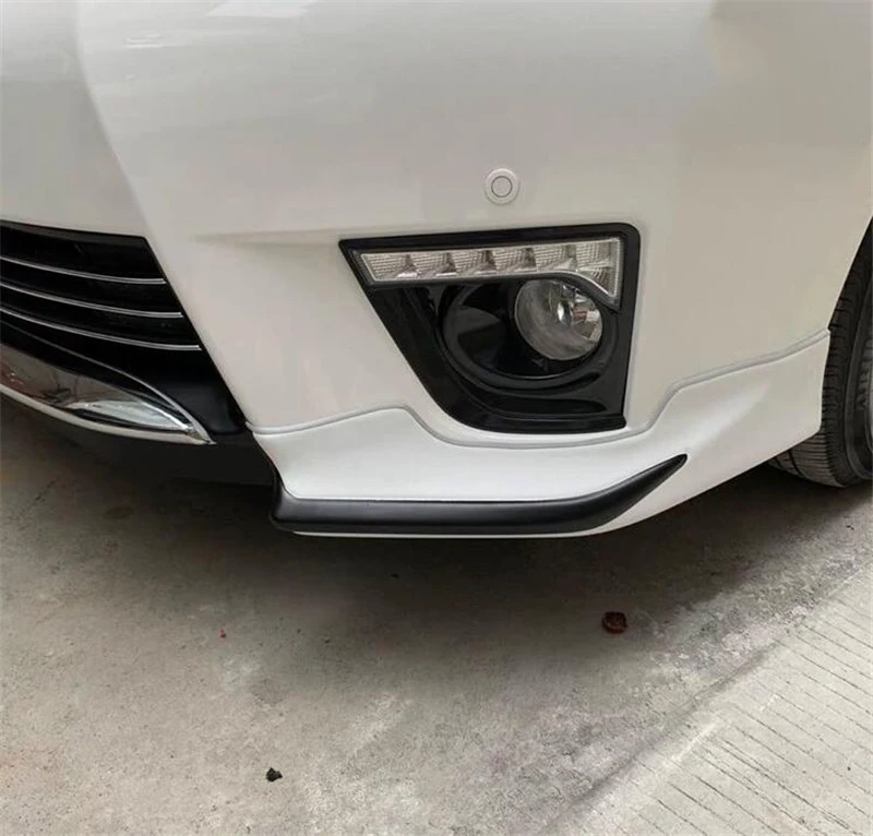 Для пары Toyota Corolla Splitter Губы передний автомобильный спойлер 16 передний бампер диффузор протектор кузова Комплект спойлер Corolla
