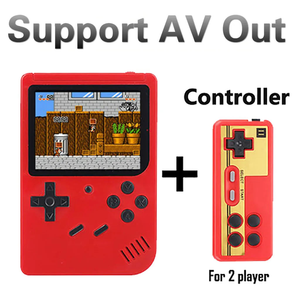 Портативная игровая мини-консоль в стиле ретро 8 бит 3 0 дюйма цветной ЖК-дисплей