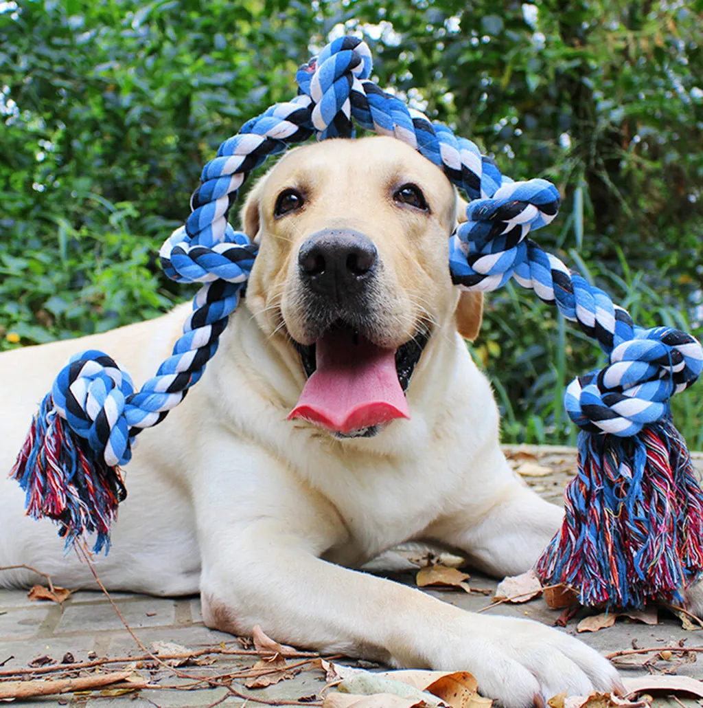 Неразрушаемая игрушка Для Собак жесткая натуральная хлопковая средних и больших