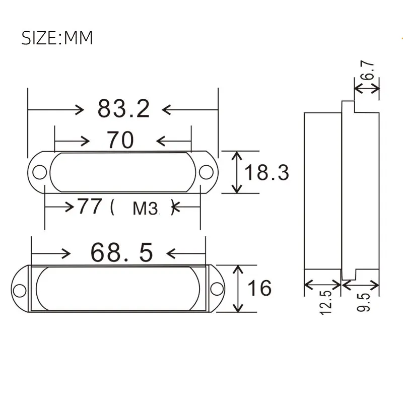 10 шт. крышки/оболочки/верхние крышки для электрогитары/черно-белые choos | Спорт и