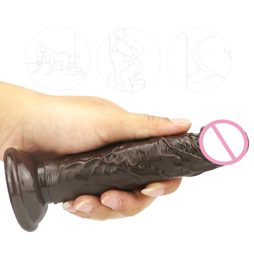GaGu 6 29 дюймов длинный реалистичный фаллоимитатор Хрустальный пенис на присоске