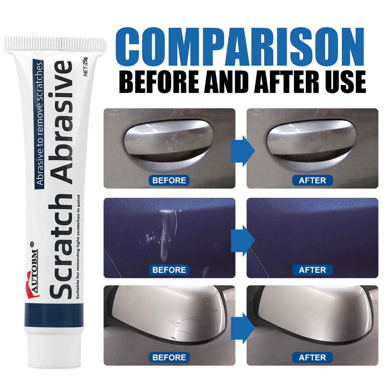 

Car Scratch Remover Polishing Cleaning Kit Practical Excellent Repair Essence Wax Styling Tool Paint Care Set Automobiles 2021 N