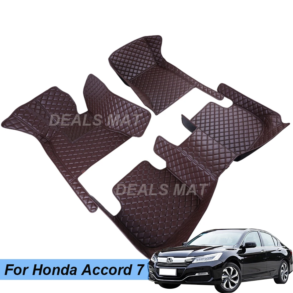 

100% Fit Auto Car Mats With Pockets Floor Carpet Rugs For Honda Civic 4d 2016 2017 2018 2019 accessories