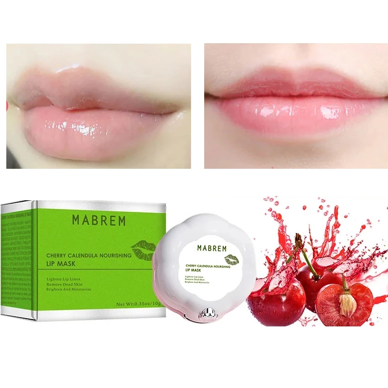 

Lip Plumper Night Sleep Maintenance Moisturizing Lip Balm Flavor Nourish Relieve Dryness Reduce Fine Lines Protect Lip Care Mask