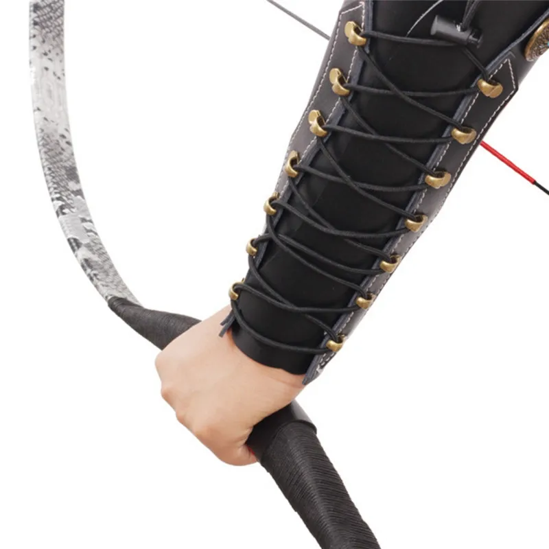 Традиционный из воловьей кожи для стрельбы лука чтобы держать охоту с помощью