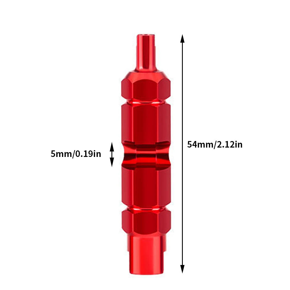 

Bicycle Tire Nozzle Wrench Multifunctional Valve Core Tool Double-head Portable Removal disassembly spanner Bike Repair Tool