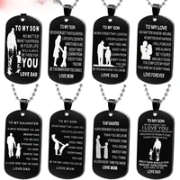 black army brand keychain necklace collection a variety of optional stainless steel dog tag tag pendants necklace for women