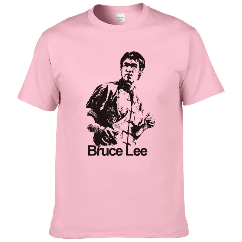 Повседневная одежда nueva camiseta de algodón con estampado Kung Fu Bruce Lee estilo chino verano alta calidad 2019 |