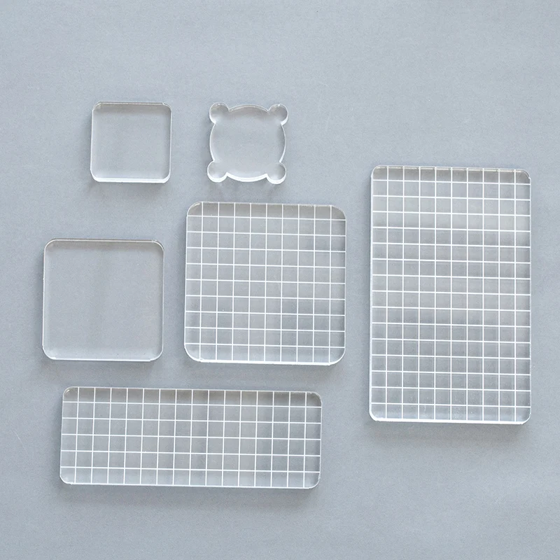 

Fromthenon transparent silicone stamp handle Notebook Scrapbook stamp seal diy Tool office and school supplies stationery store