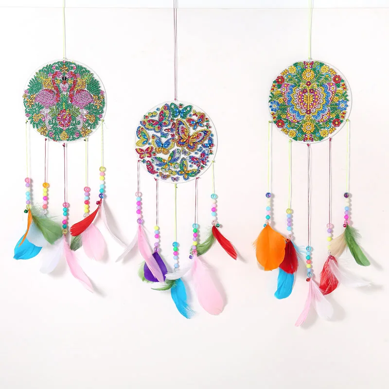 

New Diamond Painting Wind Chimes Dreamcatcher Snowman Unicorn Special Shaped Diamond Embroidery Diy Gift Christmas Decoration