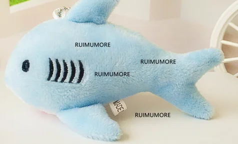 12cm multi-color- cute shark plush toy, Stuffed& Plush Animal Baby Toys doll, size 7-21cm, gift plush toys For kids - Цвет: 12cm