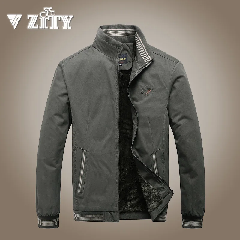 

Winter Men's Bomber Jacket Fashion Brand Coat Male Fleece Thick Warm Windbreaker Jackets For Men Outerwear Outdoor Slim Fit