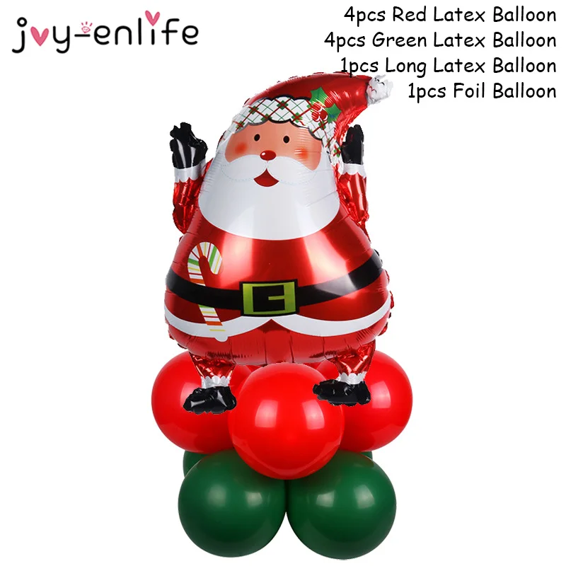 Рождественские украшения набор воздушных шаров Санта-Клаус снеговик