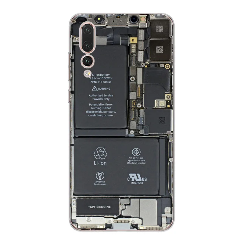Classic retro audio tape old mobile phone transparent TPU soft case for Huawei P20 P40 P10 P30 Pro Mate20 30 Honor 20 9X cover