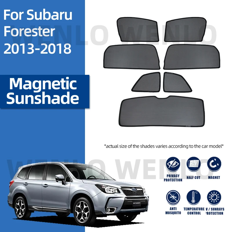 

For Subaru Forester 2013-2018 Car Sunshade Curtain Windshield Sunscreen Baby Window Protector Auto Shading Mesh Windscreen Cover