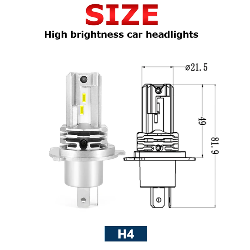 2 шт. HLXG авто светодиодный головной светильник Корея автомобильные светодиоды с