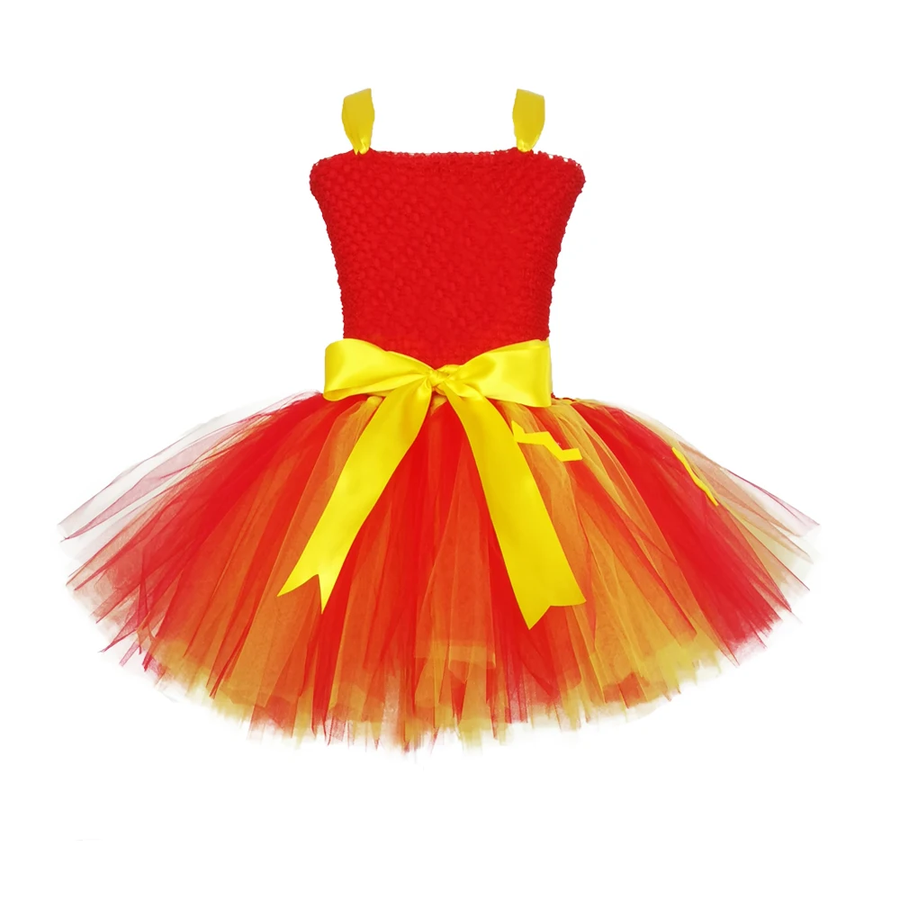 Платье-пачка для девочек Newbron младенцев костюм супергероя с флэш-вспышкой