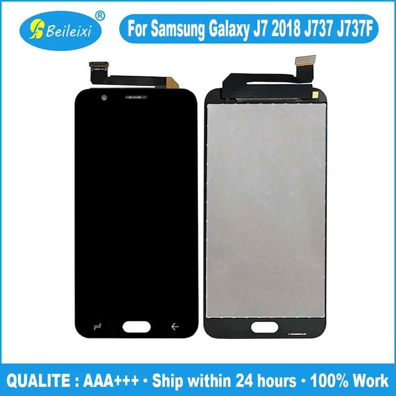 ЖК-дисплей для Samsung Galaxy J7 2018 J737 J737F J737P J737V J737T зеркальный дисплей сенсорный датчик