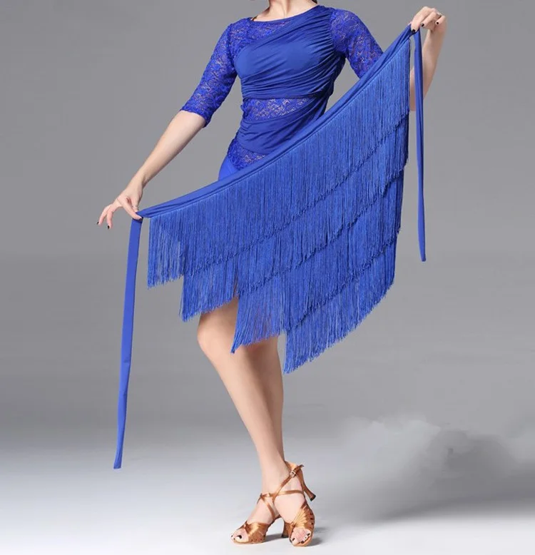 Юбка женская для латиноамериканских танцев модная тренировочная одежда бальных