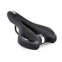 reflective shock absorbing hollow bicycle saddle pvc fabric soft mtb cycling road mountain bike seat bicycle accessories