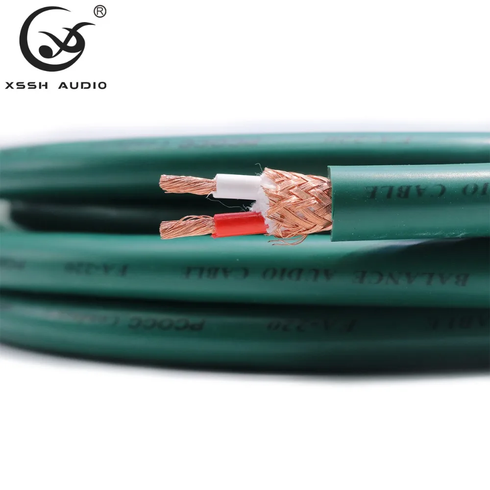 

yivosound hifi audio 0CC 2 core screen wire diy rca xlr cable