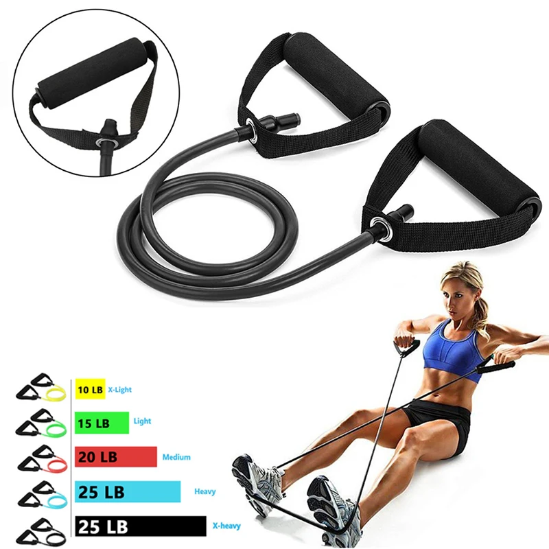 

5 Levels Resistance Bands Fitness Gum Yoga Pull Rope Expander Elastic Band For Fitness Bands Home Gym Workout Exercise Equipment