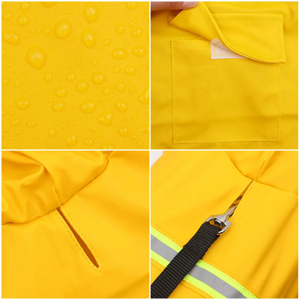 Непроницаемая одежда с принтом в виде собак Водонепроницаемый светоотражающий