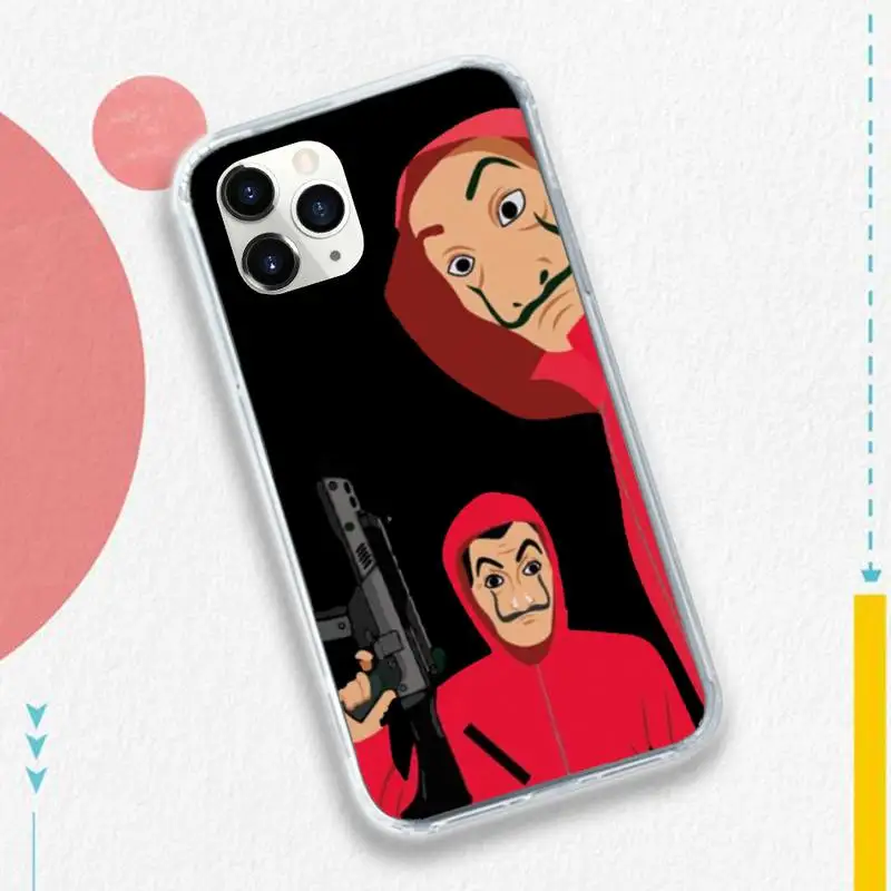 

Heist House Paper La Casa de papel Phone Case for iPhone 11 12 pro XS MAX 8 7 6 6S Plus X 5S SE 2020 XR