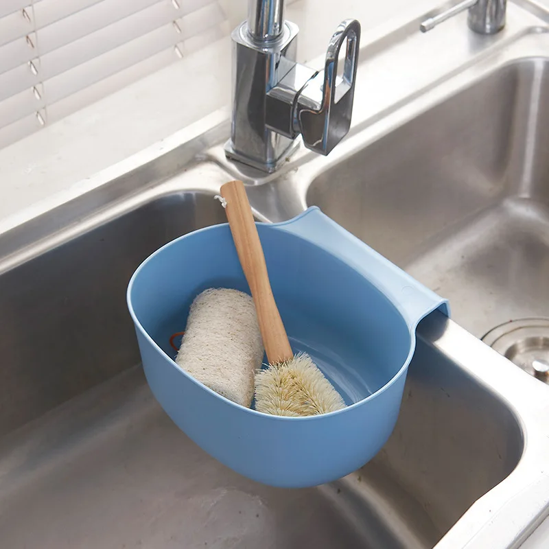 Пластик подвесная корзина для мусора Кухня двери шкафа настенный мусорное ведро