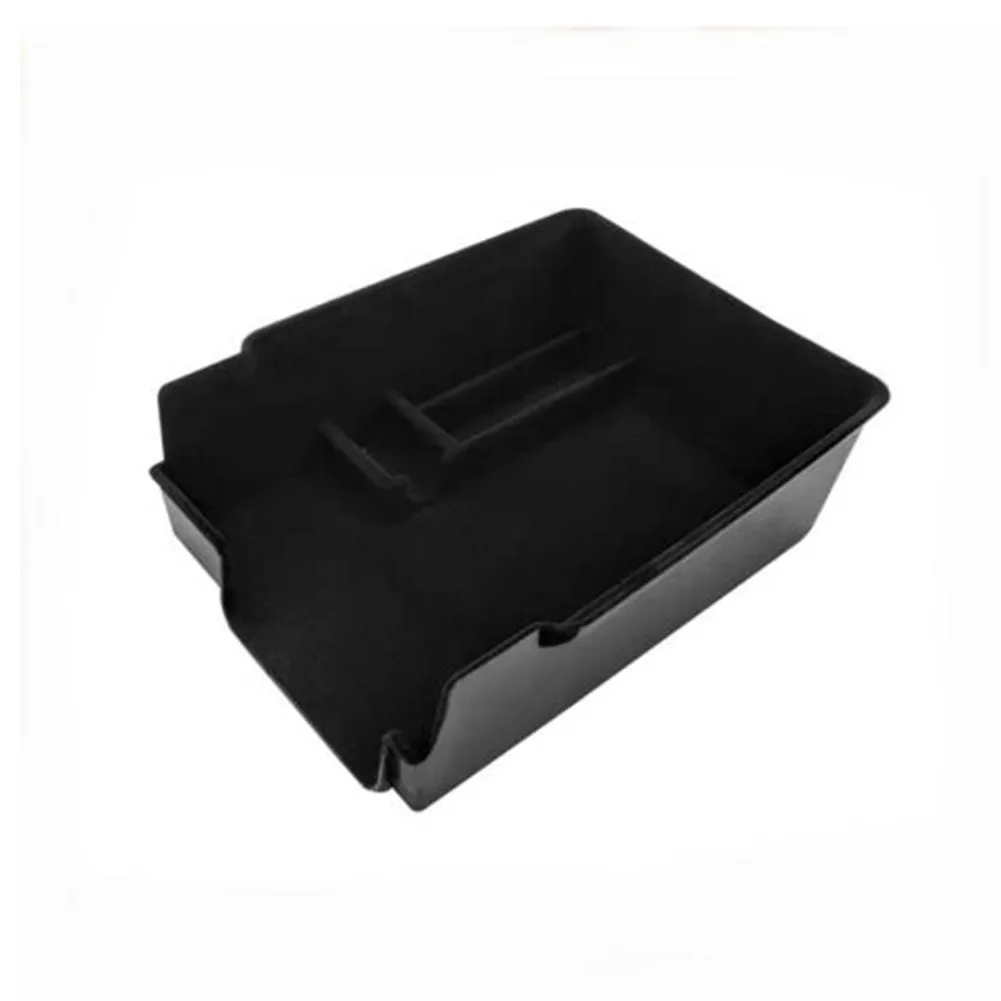

Holder Box Organizer Storage Rear Tray ABS Armrest Car Console Flocking