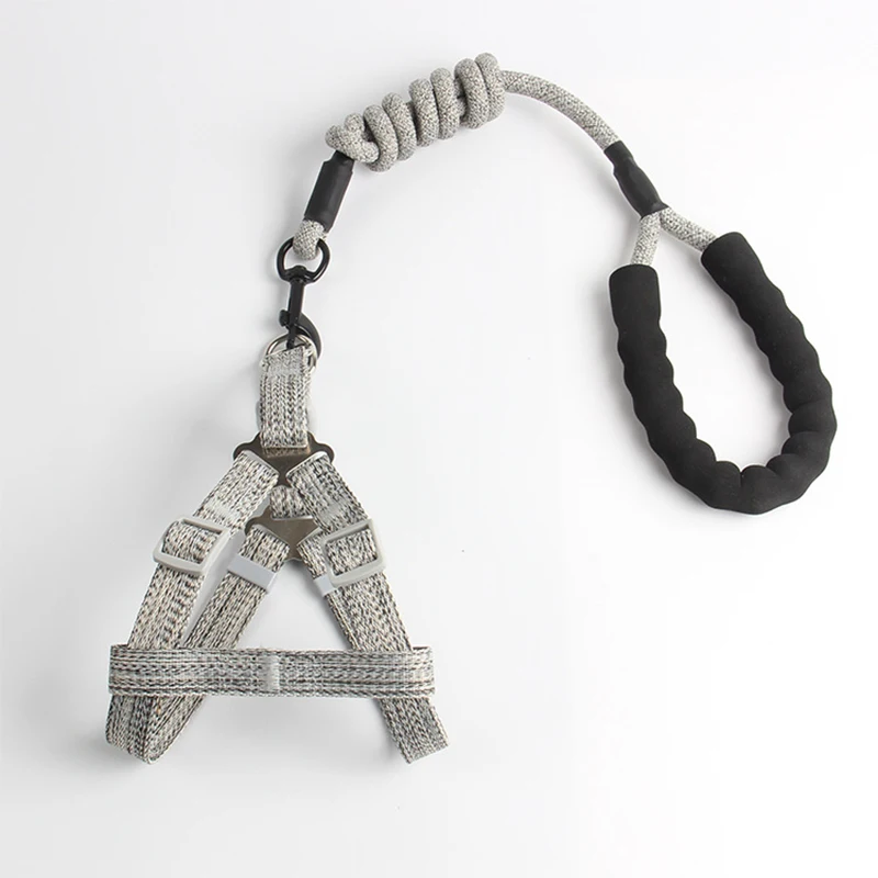 

Pet Leash Dog Chest Straps Small And Medium-Sized Dog Round Rope Chest And Back Traction Supplies