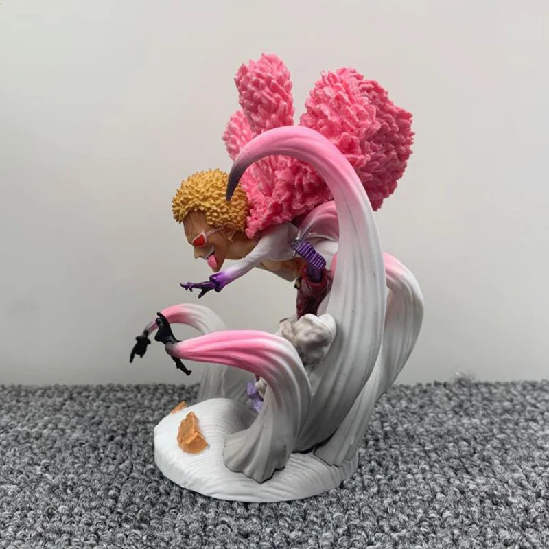 Аниме One Piece Q статуя Donquixote Doflamingo battle Ver. ПВХ экшн фигурки модели игрушки|Игровые и