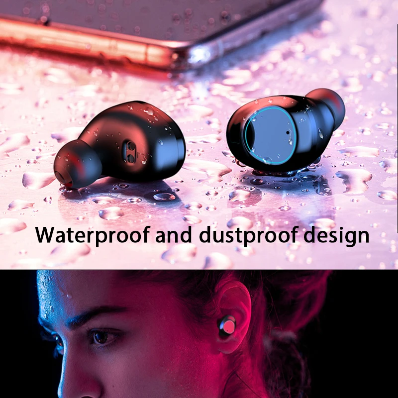 Kowkaka TWS True Беспроводные Bluetooth 5 0 наушники музыкальные сенсорные стерео