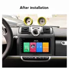 В наличии 2.5D Автомобильный мультимедийный плеер для Smart Fortwo W451 2006  2009 Автомобильный навигатор GPS Аксессуары MirrorLink автомобильный радиоприемник WIFI SWC