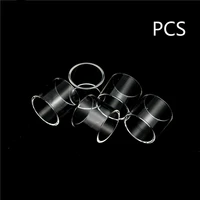 fatube 5pcs straight glass cups for swag ii with nrg pe swag with nrg se mini tank glass tube