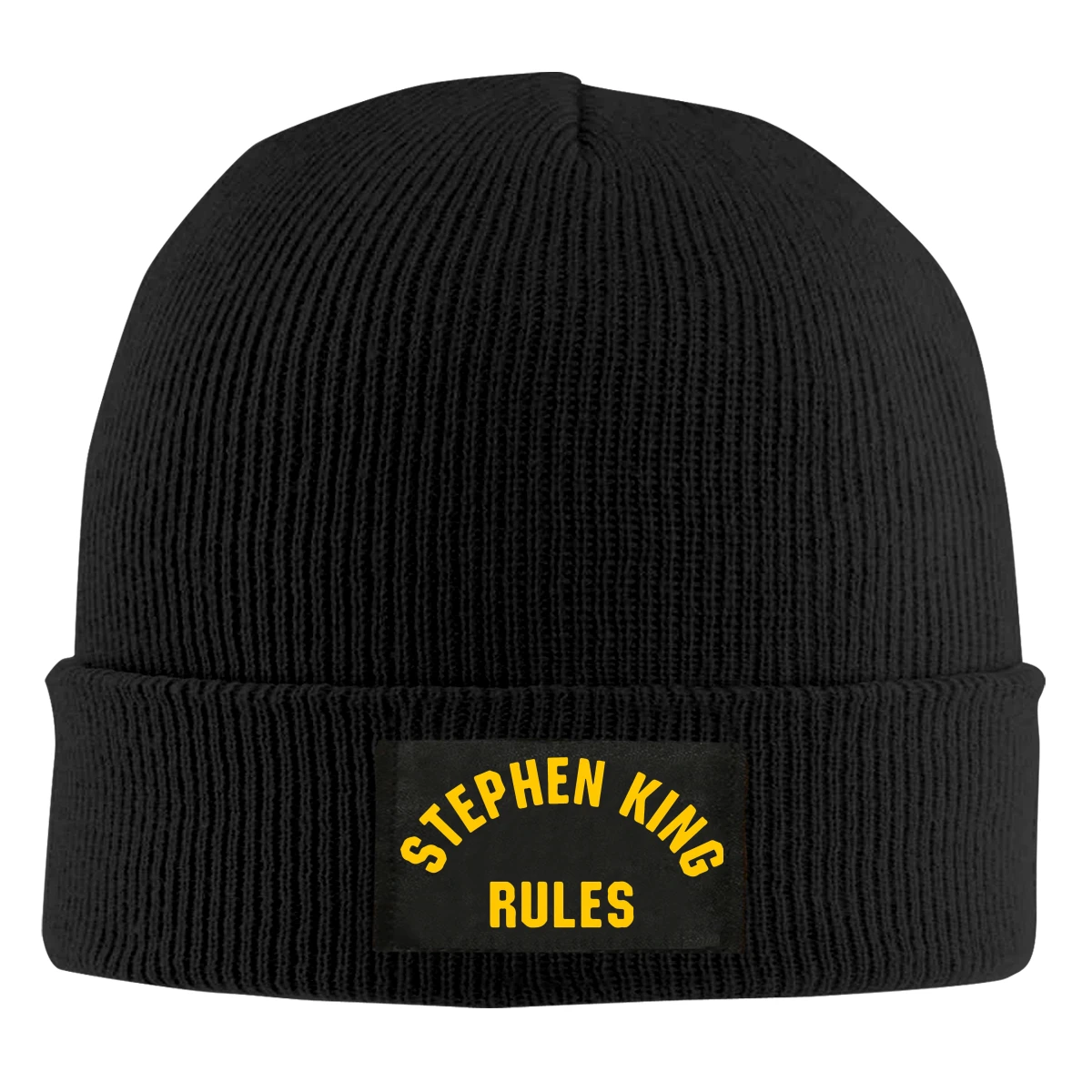 

Женская зимняя шапочка с рисунком черепа Stephen King Rules