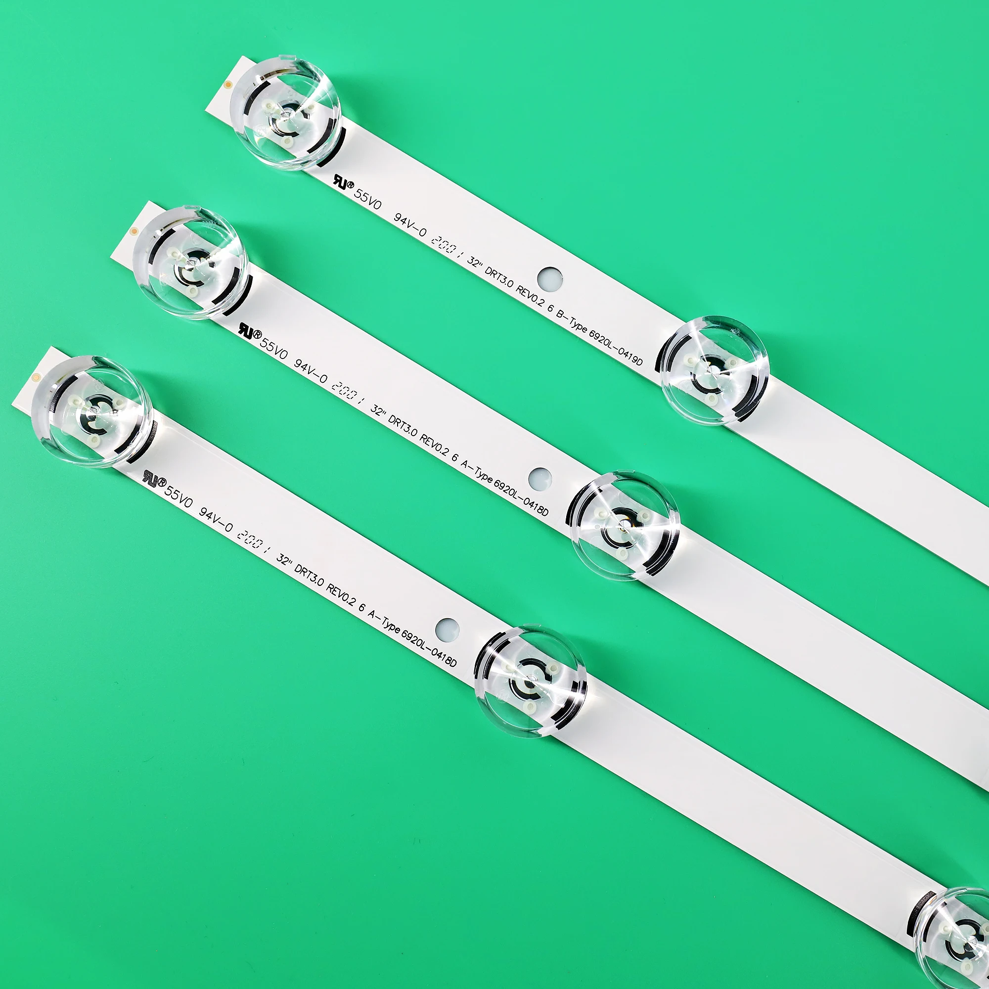 

New 3 PCS*6LED 590mm LED backlight strip bar compatible for LG 32LB561V UOT A B 32 INCH DRT 3.0 32 A B 6916l-2223A 6916l-2224A