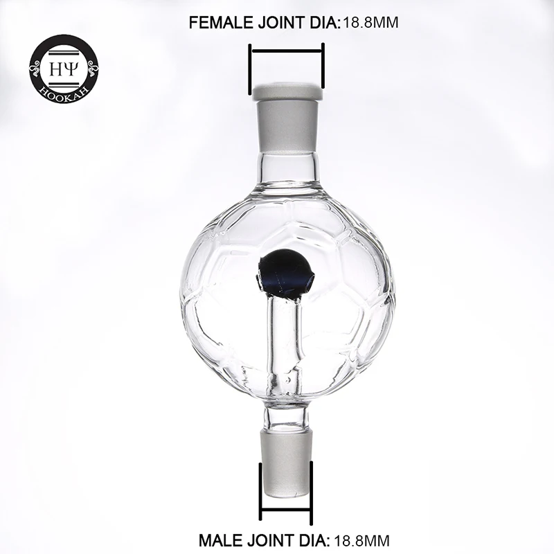 

Dia 18.8mm High Quality New Design Glass Football Molasses Catcher Hookah Shisha Metal Chicha Accessories Narguile