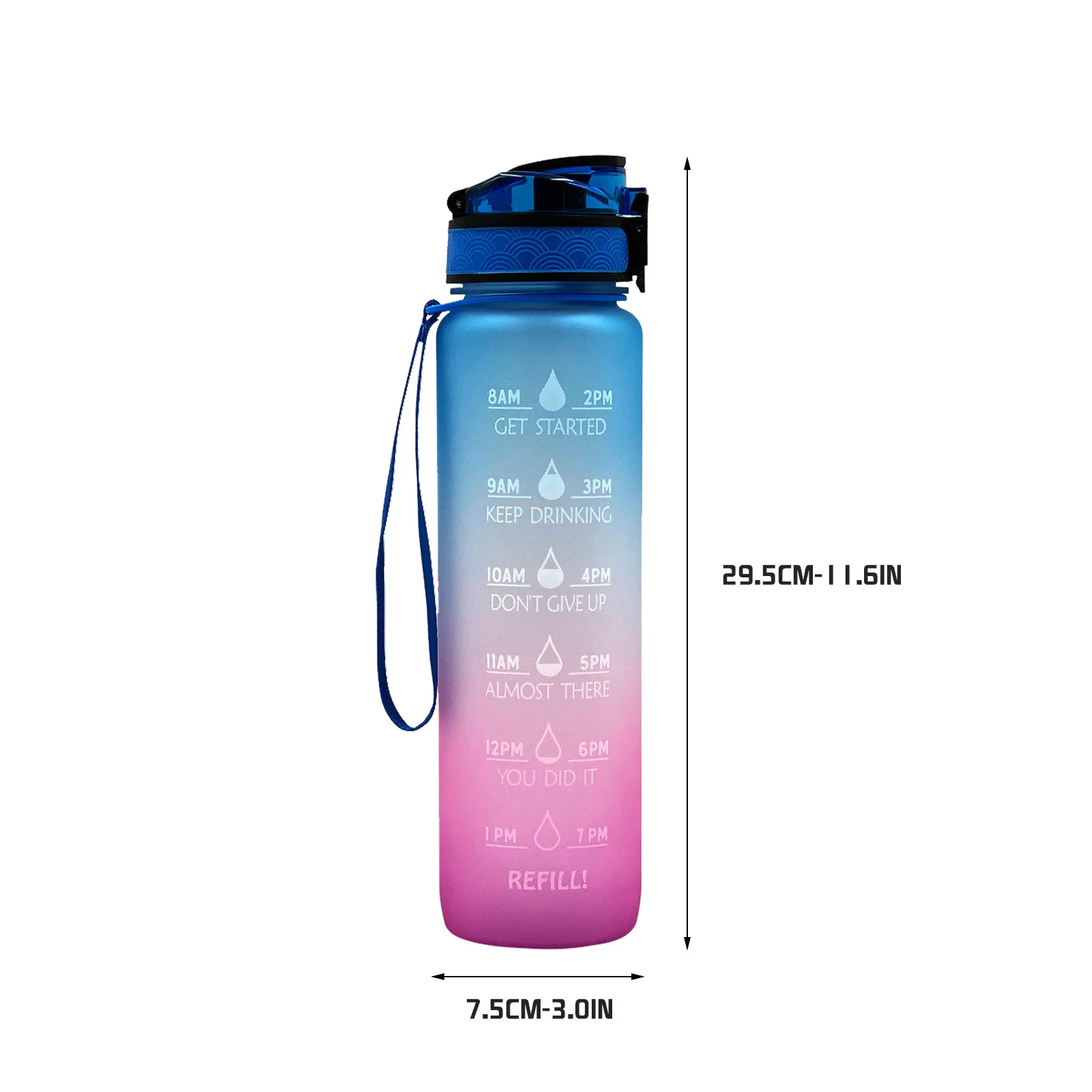 

Water-bottles Lemon-juice Cycling 1l Outdoor Sports Bottle Portable Leak-proof Hiking Camping Bottle