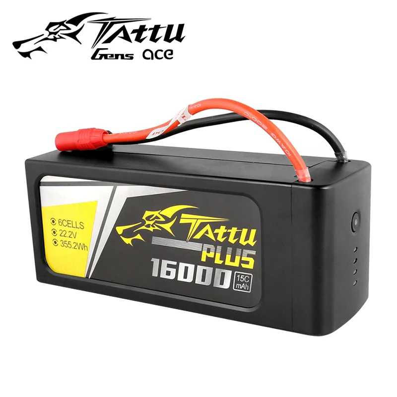 Интеллектуальная батарея TATTU PLUS 16000 мАч 15C 22 2 в 6S1P FPV Lipo аксессуары для