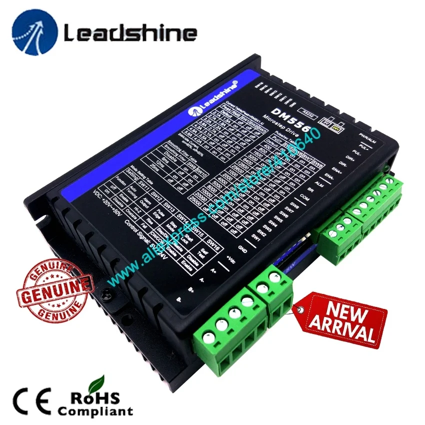 

Genuine Leadshine DM556 2 Phase Digital Stepper Drive with Max 50 VDC Input Same Price But STRONGER FUNCTION New 3.0 Version